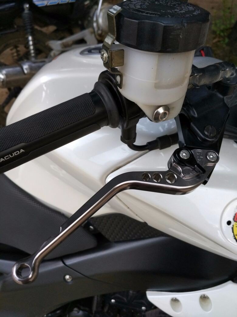 TKspeed Longs Leviers De Frein Et D'embrayage Pour Moto Guzzi V9 Bobber/Roamer 2016 V7 Stone/Special 2012-2016 BREVA 750 2004-2009 V7 Racer 2011-2015 V7 Classic 2008-2016 Gris