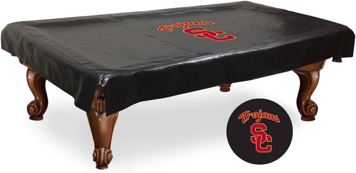 9' USC Trojans Pool Table Cover by Holland