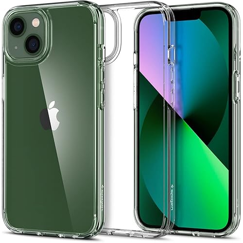 Spigen Ultra Hybrid [Anti-Yellowing Technology] Designed for iPhone 13 Mini Case (2021) - Crystal Clear