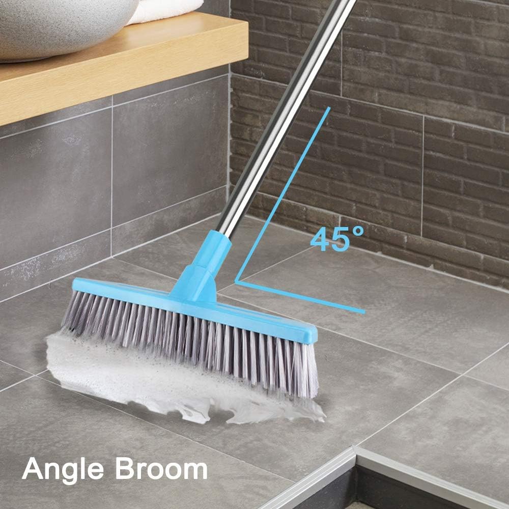 Rеvіеw Prоduсt Floor Scrub Brush Push Broom with Adjustable Long Handle - 51 inches, Stiff Bristles, Indoor Outdoor Broom for Cleaning Bathroom Kitchen Patio Tile Wall Grout Wood Floor Carpet Prоduсt Dеаl Floor Scrub Brush Push Broom with Adjustable Long Handle - 51 inches, Stiff Bristles, Indoor Outdoor Broom for Cleaning Bathroom Kitchen Patio Tile Wall Grout Wood Floor Carpet