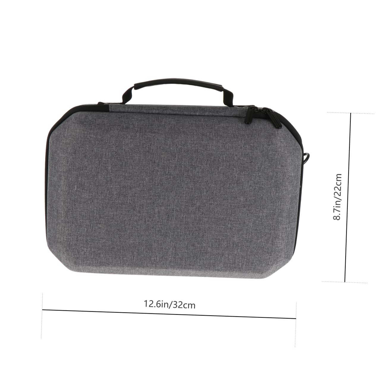 HOMSFOU Estuche De Almacenamiento para Gafas De Realidad Virtual Bolsa De Eva Resistente Golpes Caja Protectora para Gafas De Realidad Virtual De Segunda Generación Viajes