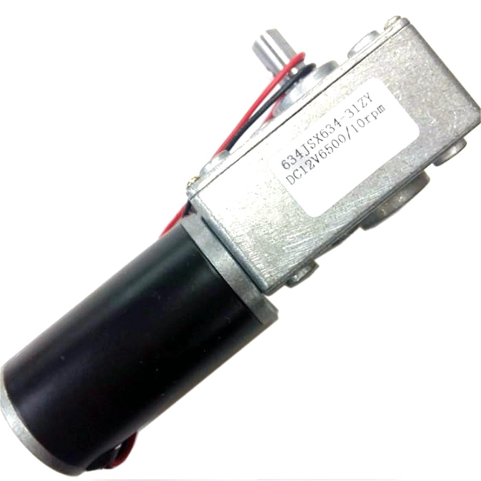 JSX634 Turbina a Vite Senza fine Motore Riduttore CC 12V24V 2-250RPM Coppia CW CCW Regolabile Apriporta for finestre Fai da Te(24V Single Shaft,160)