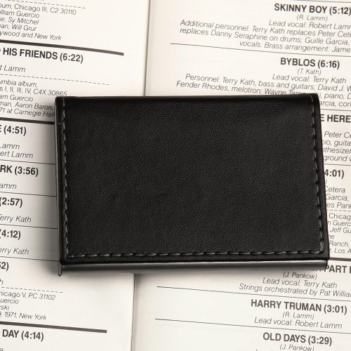 Y&G Cc1014 Green Business Presents Idea For Formal Wear Card Holder Black Leather Pu Card Case #TOP4