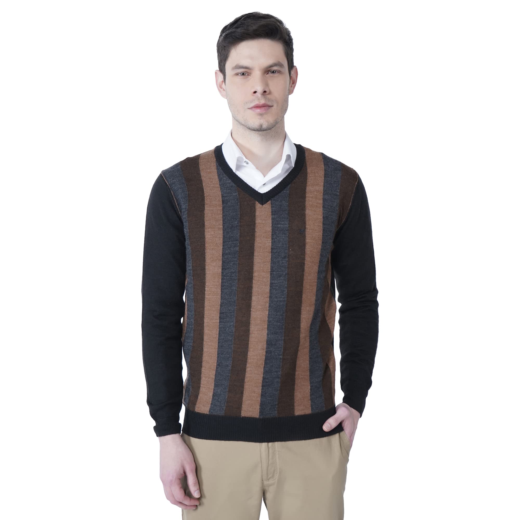 blackberrys Men's Casual Slim Fit V-Neck Sweater-EN ERECTA-picture-32
