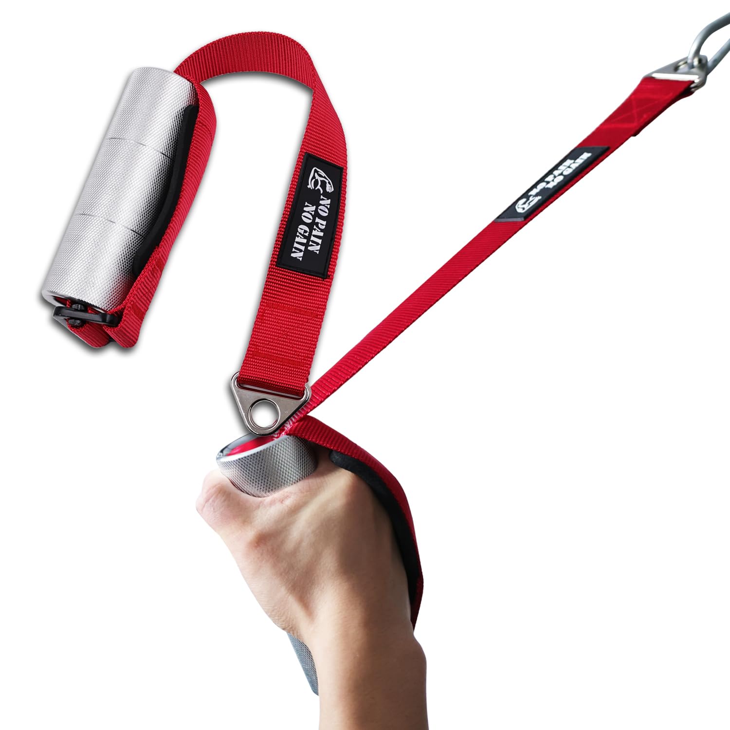 Arm Wrestling Exercise Handle Φ2in Grip Wrist and Forearm Exerciser Pulldown Triceps Rope Workout