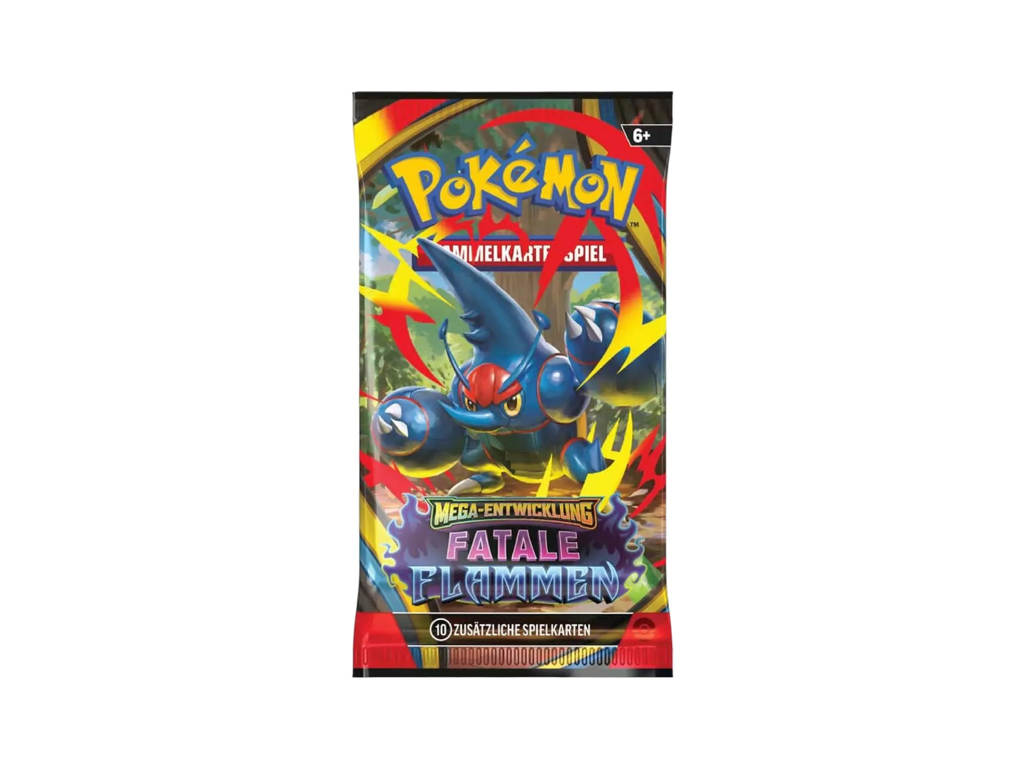 Pokémon-Sammelkartenspiel: Boosterpack-Display Mega-Entwicklung – Fatale Flammen (enthält 36 Boosterpacks)