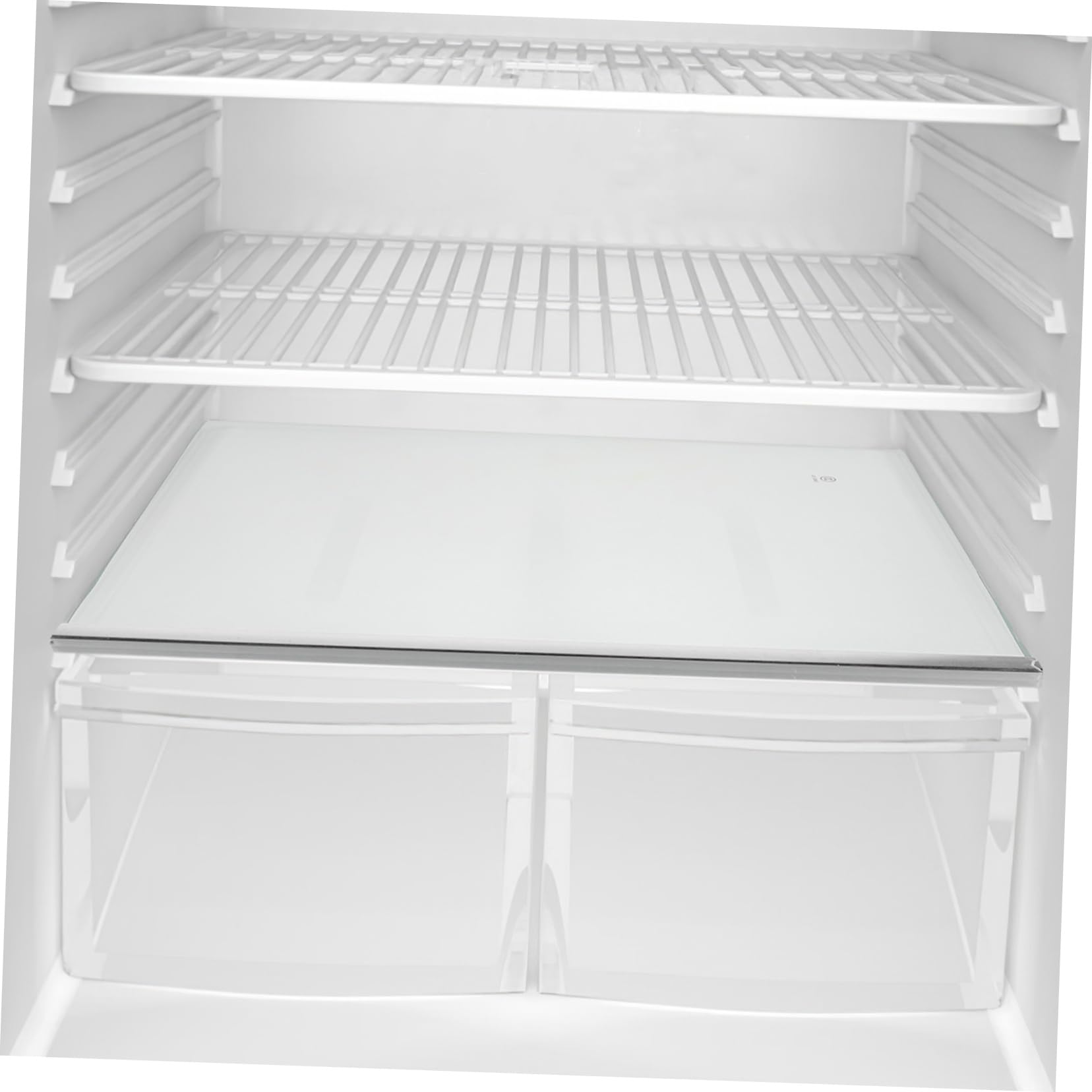 Ripiano per Temperato Vetro 40x24 Frigorifero Cm | Freschi, Installazione Semplice, Supporto Stabile, Accessorio Compatibile Modelli Frigo