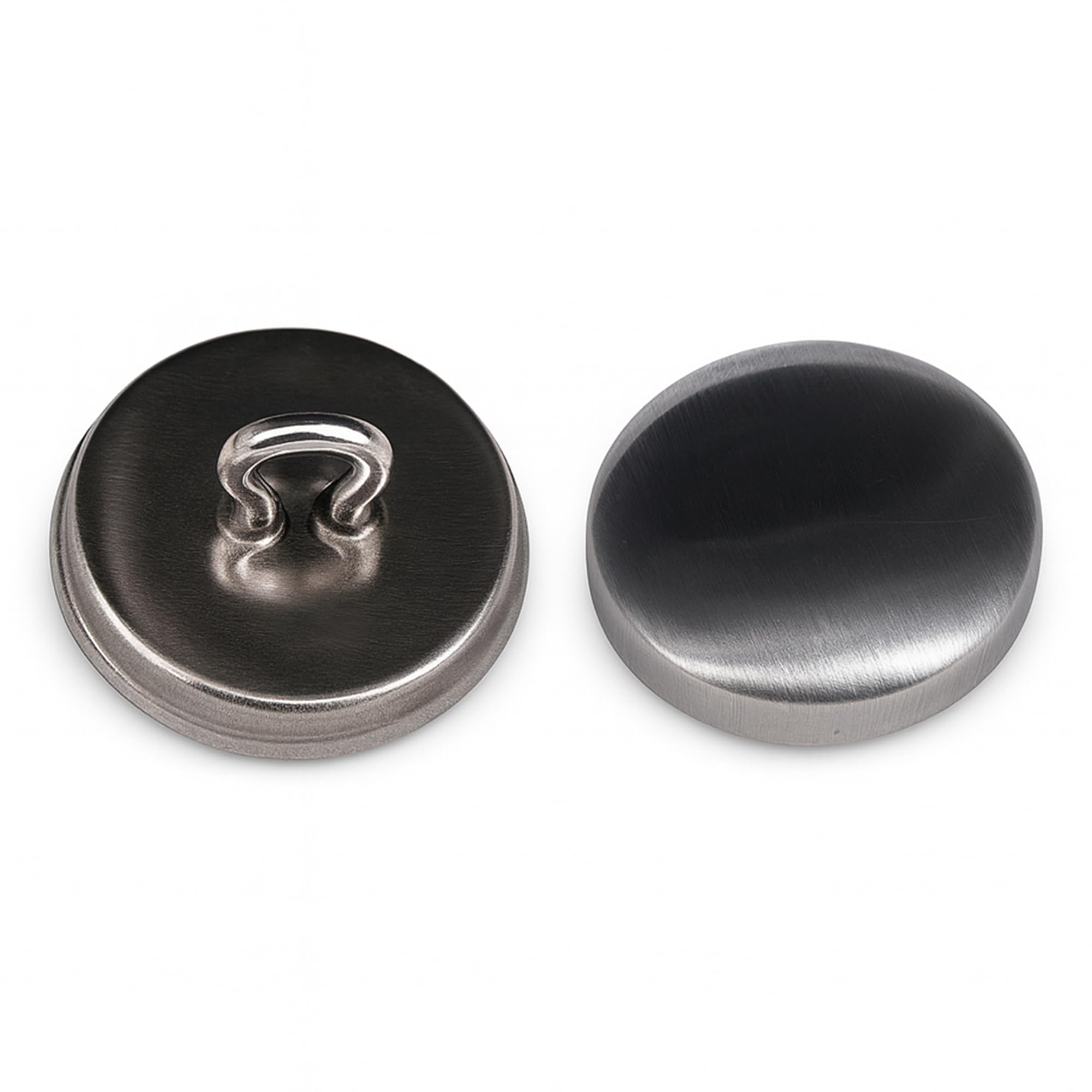 WedDecor 18mm Blank Button Making Snaps Self Cover Tack Round Badge Parts for Sewing Projects, Dress Making, Shirts, DIY Crafts, Repairing & Decoration, 50pcs