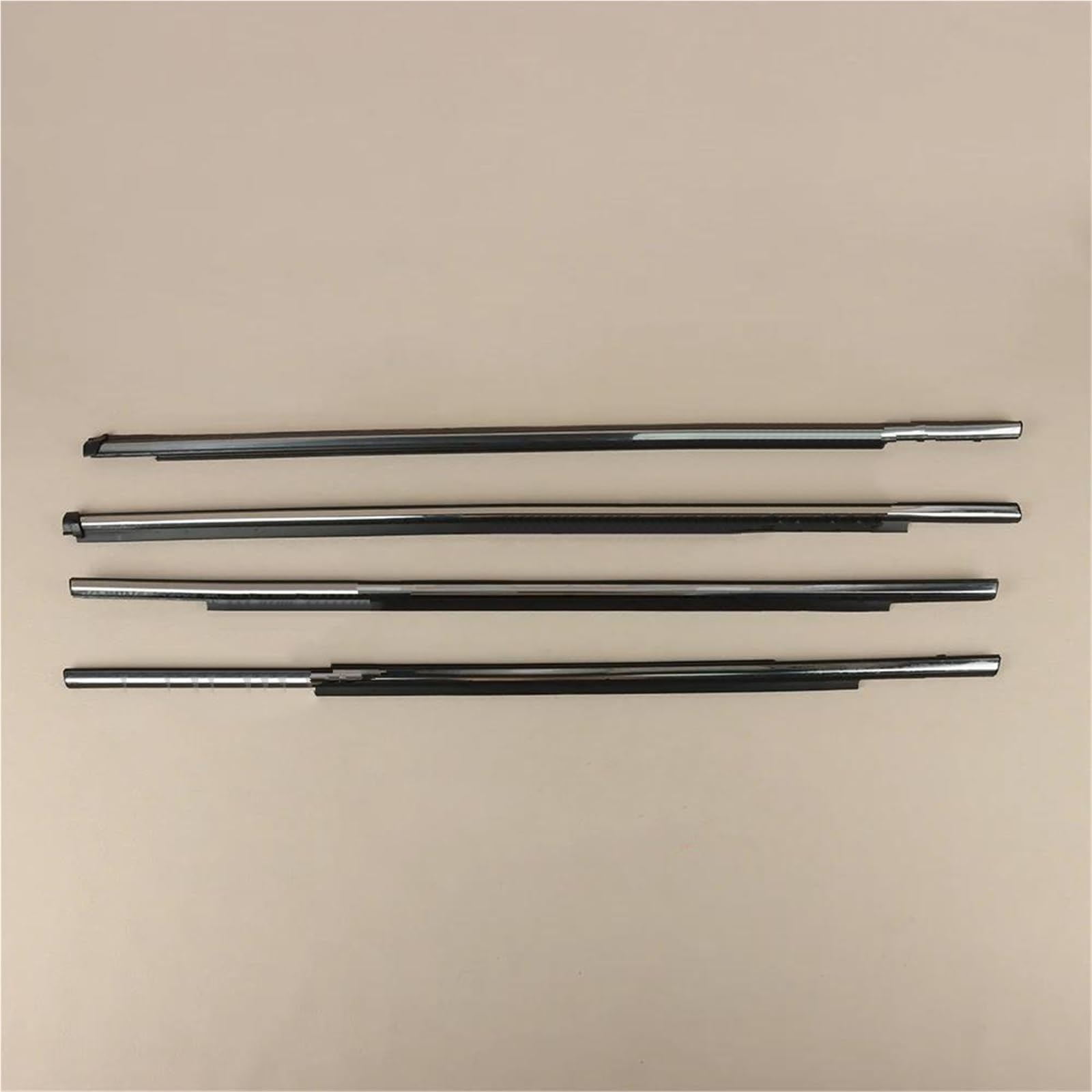 Qibbei Chrome Black Window Belt Line Mouldings For Mitsubishi Asx Rvr 2010-2019 Garnish Weatherstrip Seal 5727A215 5727A216