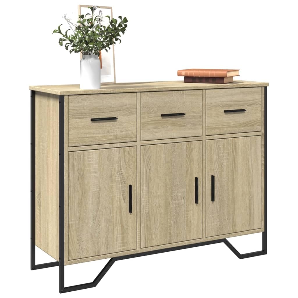 Credenza in rovere Sonoma, 97 x 32,5 x 74,5 cm