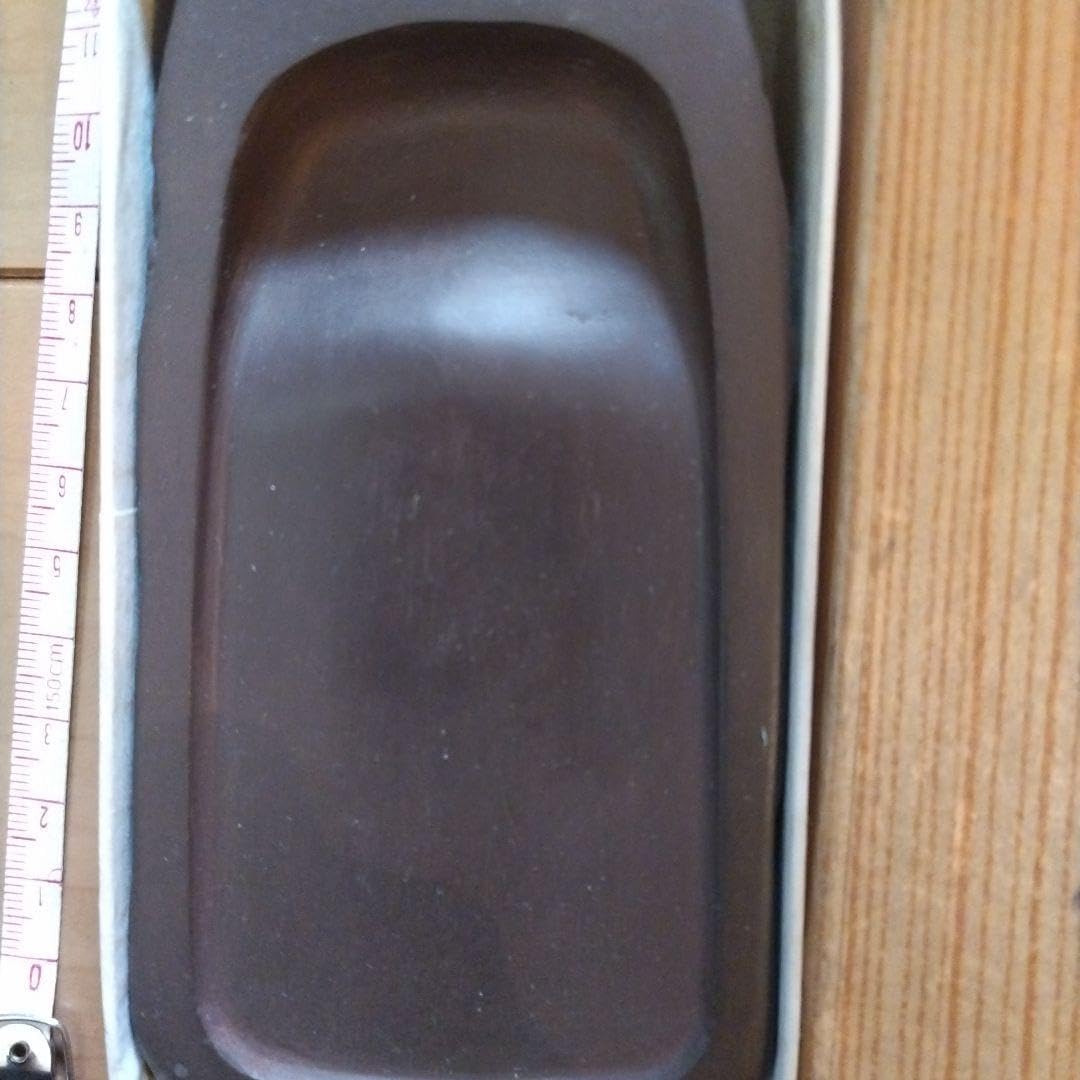 硯□桂川硯 唐草文丸陶硯 陶器硯 書道道具 骨董品 古美術□ 硯□桂川硯