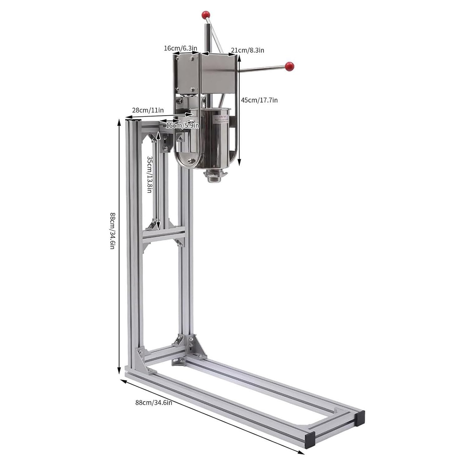 Máquina Comercial Eléctrica Para Hacer Churros Españoles, 3/5/7 L Máquina Automática Para Hacer Churros, Máquina Manual Para Hacer Donas, Máquina Para Hacer Churros De Alta Resistencia,7L
