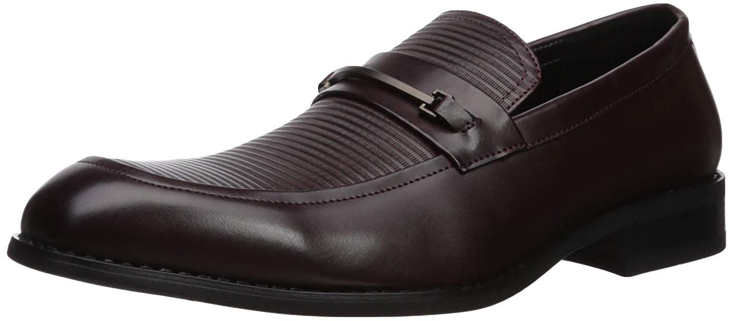 Unlisted by Kenneth Cole Men's Voyage B Loafer, Mahogany, 7.5 M US