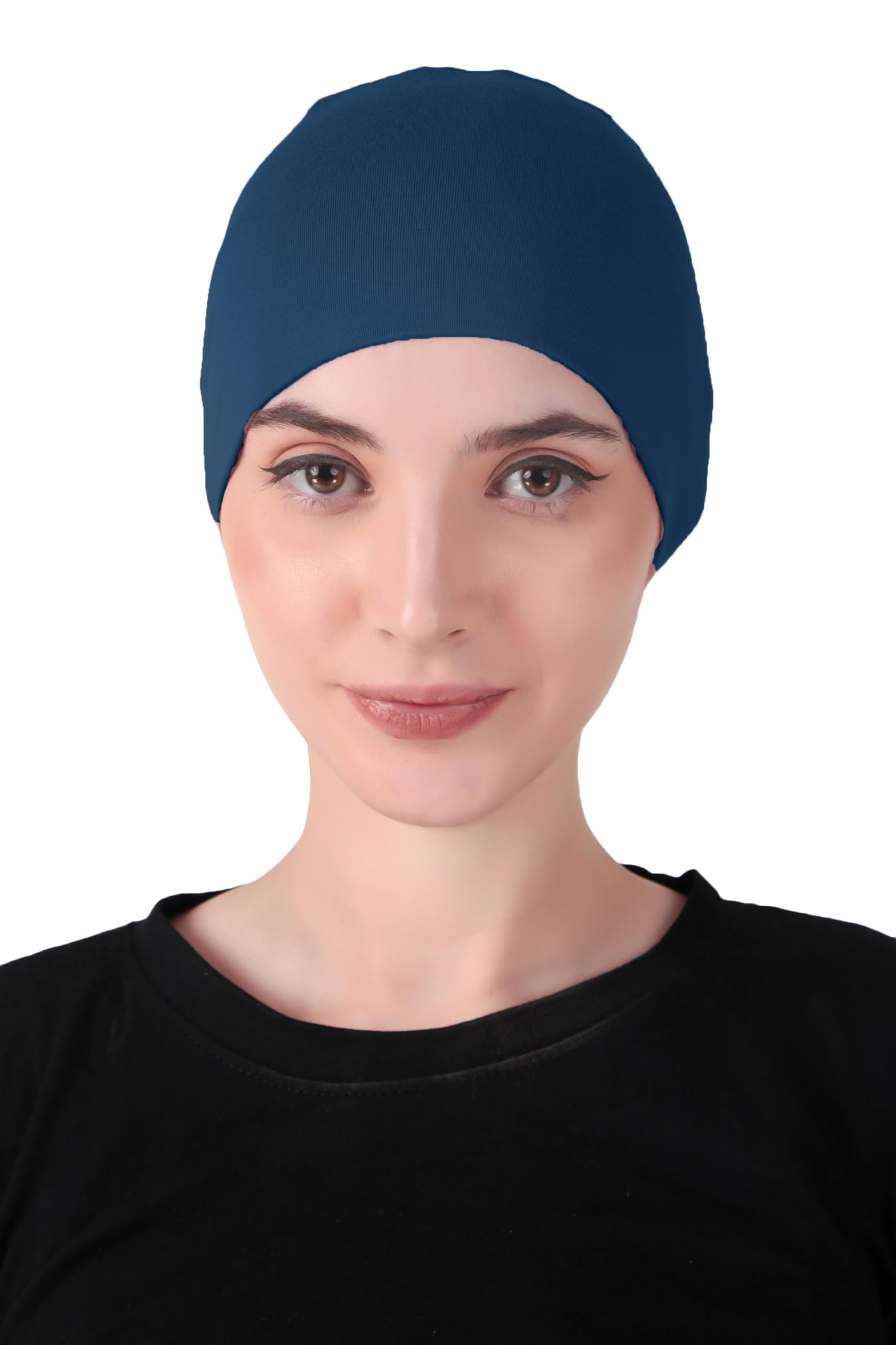 CONFIRTINOWomen Silky Soft Skin Friendly Bamboo Viscose Sleep Cap Unlimited Uses (Multicolor)