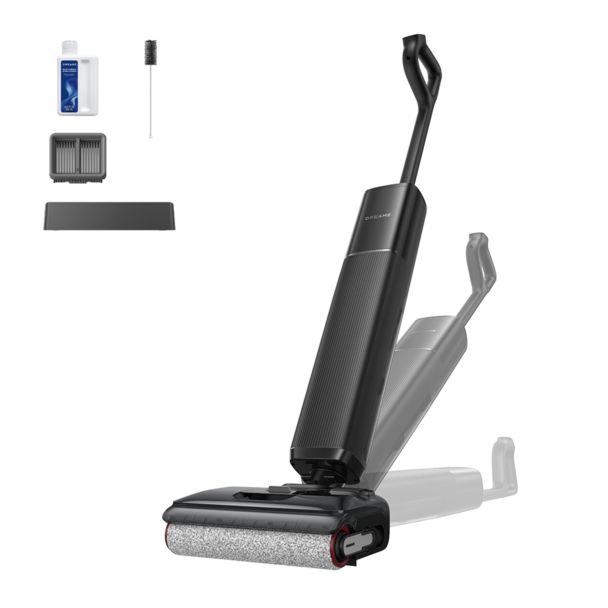 dreame G12 Pro Flex-A Aspirapolvere Lavapavimenti, Aspiraz. 23.000 Pa | Pulizia Bagn. e Asciutto, Ultralegg. 4,1 kg, Design da 9,9 cm, Pulizia Bordi su Due Lati, Zero Grovigli, Asciug. a 95 °C