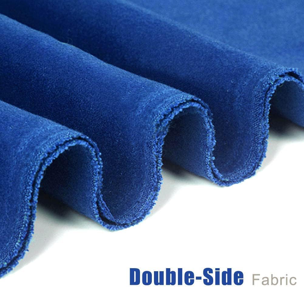 Professionelle Billard-Billardtischdecke, 7/8/9 Fuß, Standard-Billard-Billardtischdecke mit 6-teiliger Seitenumwicklung, Kammwolle + Nylon-Billardtischdecke, professionelle, langlebige 9ft Blue