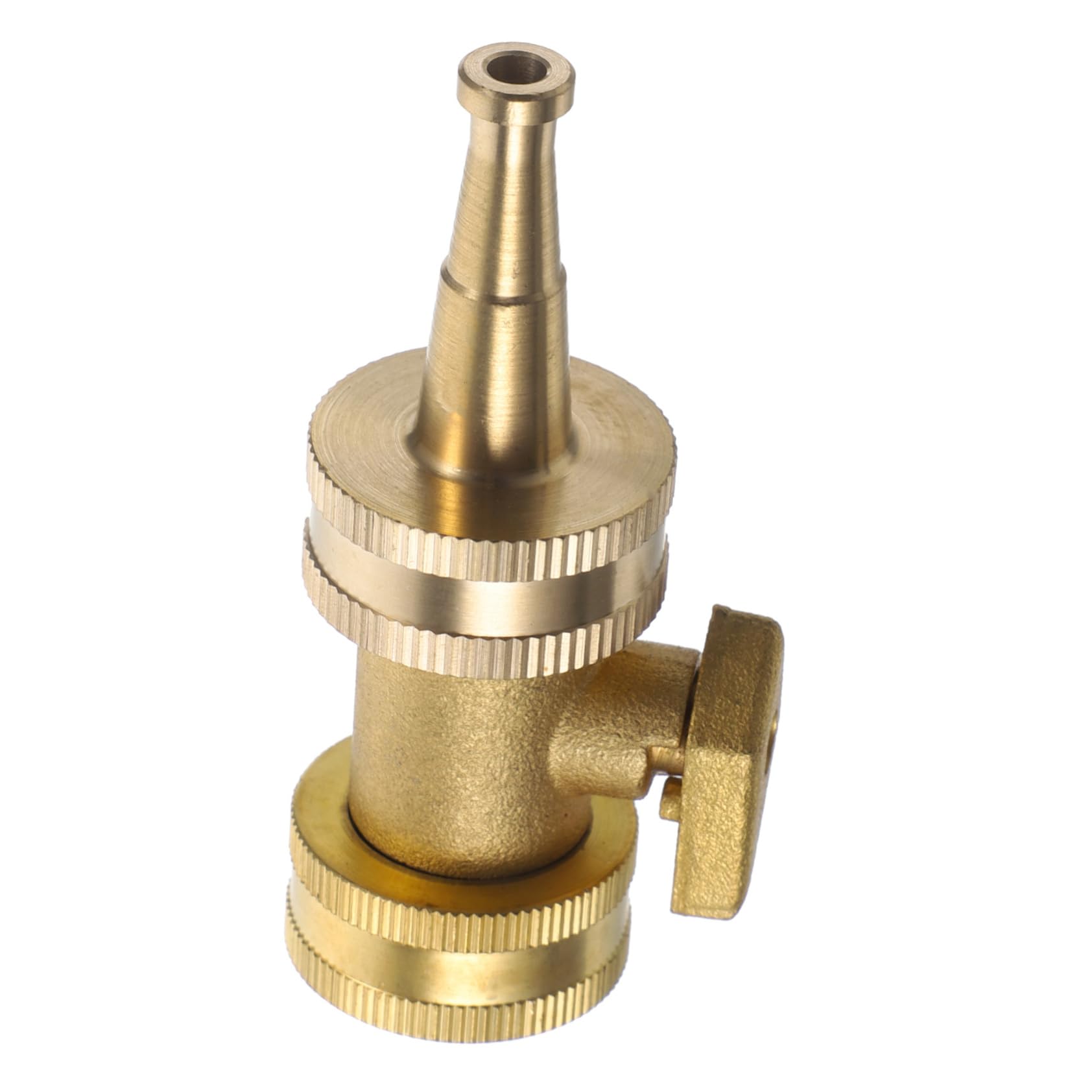 Milisten 3 Ensembles système buse de pulvérisation de tuyau buse de tuyau d'eau soupape arrosage tuyau d' arrosage extensible accessoires de jardinage vannes de tuyau laiton Golden