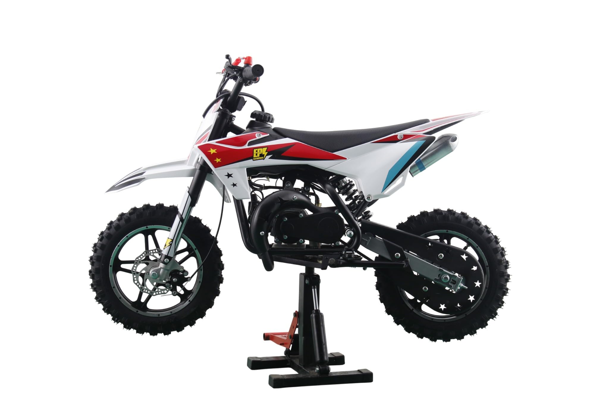 Moto enfant - Mini moto thermique 2 temps 49cc Rouge