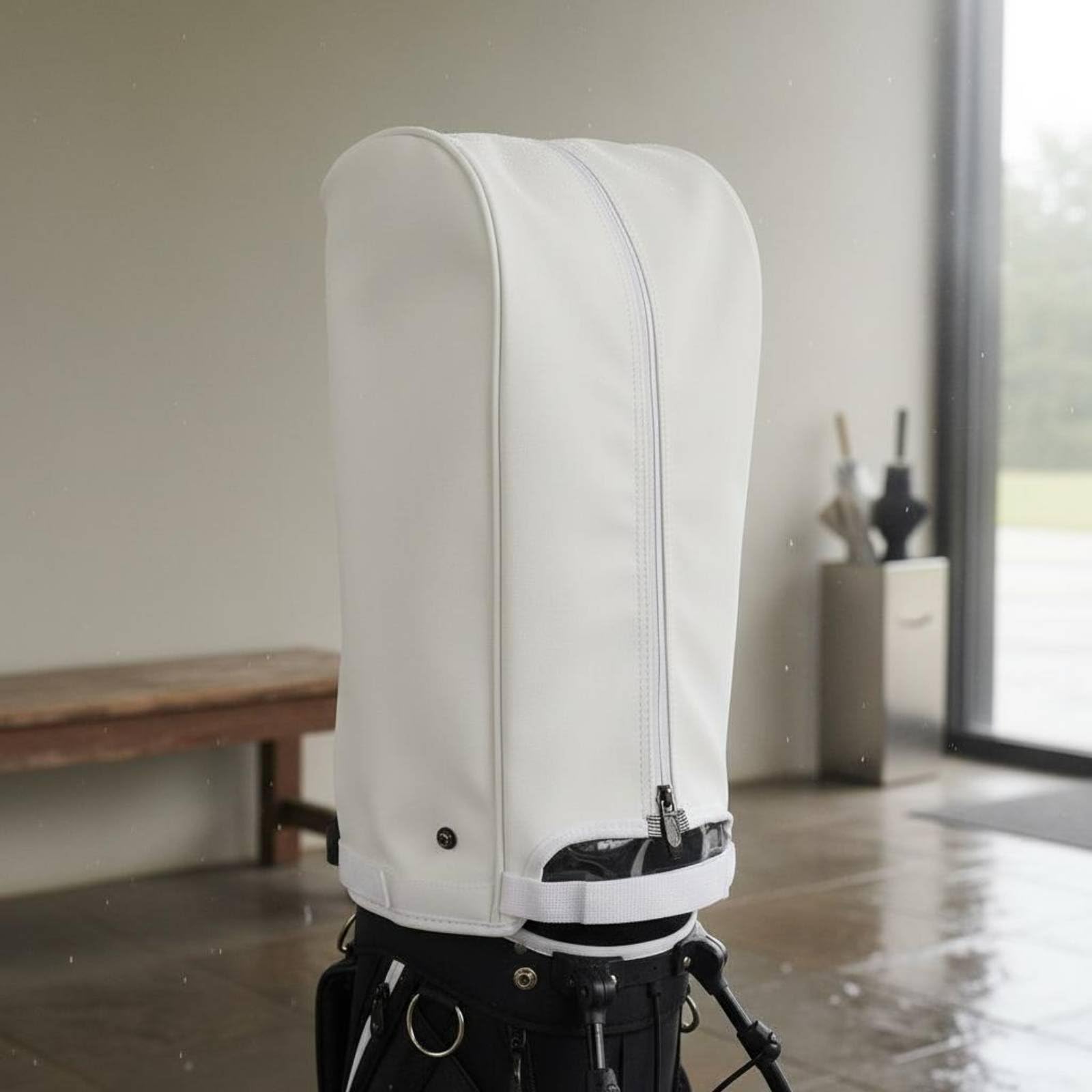 Golf Schläger Abdeckung für, Transparent PVC Schwarz, Erwachsenenmodell