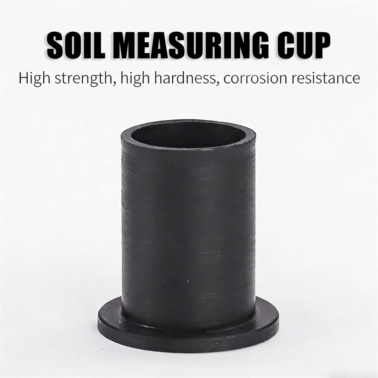 Probador de tasa de hinchazón sin tierra, embudo sin cuello, herramienta de medición de suelo, altura ajustable, con taza de medición de suelo y agitador, para determinar el contenido de humedad