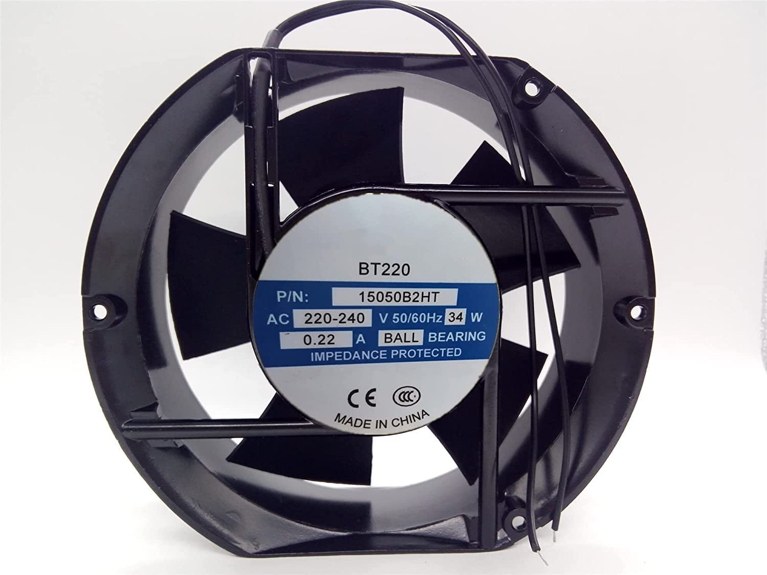 GJEXXPTST 220V 0.22A 34W 17251 Cooling Fan 172X150X51mm