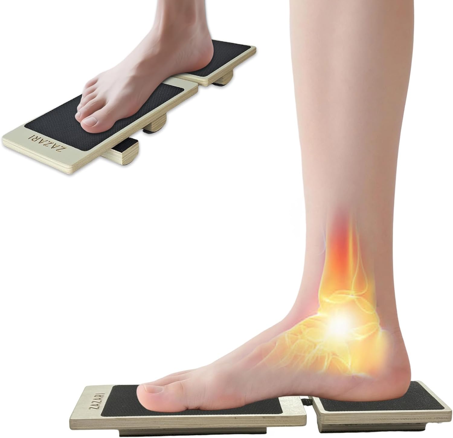 Foot Strengthener & Single Leg Balance Board for Ankle Stability, Plantar Fasciitis & Sprain Recovery | At-Home Physical Therapy & Posture Corrector