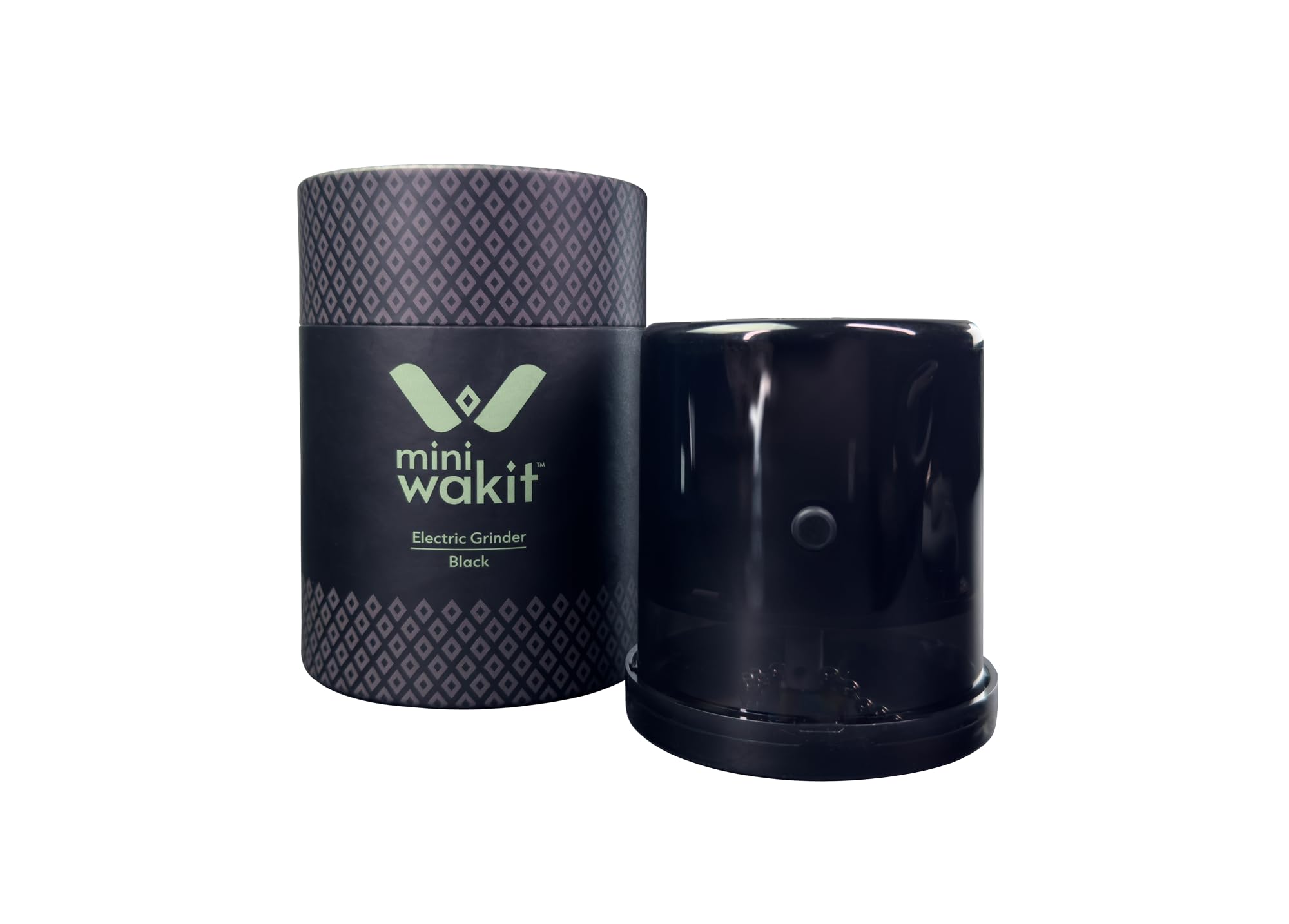 Wakit Grinders (KLR Tree Goddess) - Electric Herb Grinder with See Through Herb Chamber Lit by LED Lights While Grinding When Ball and Chain is Activated via Quick Short Taps