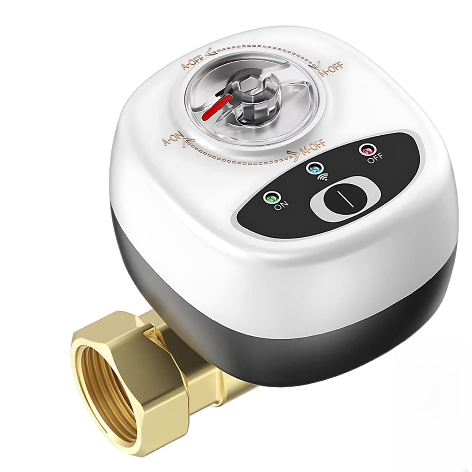 EWeLink WiFi Watervalve Automatic Switch Intelligent Ball Valve IP65 Waterproof Rating Wireless Remote APP Control Compatible with Alexa Assistant and Salute for Voice Control
