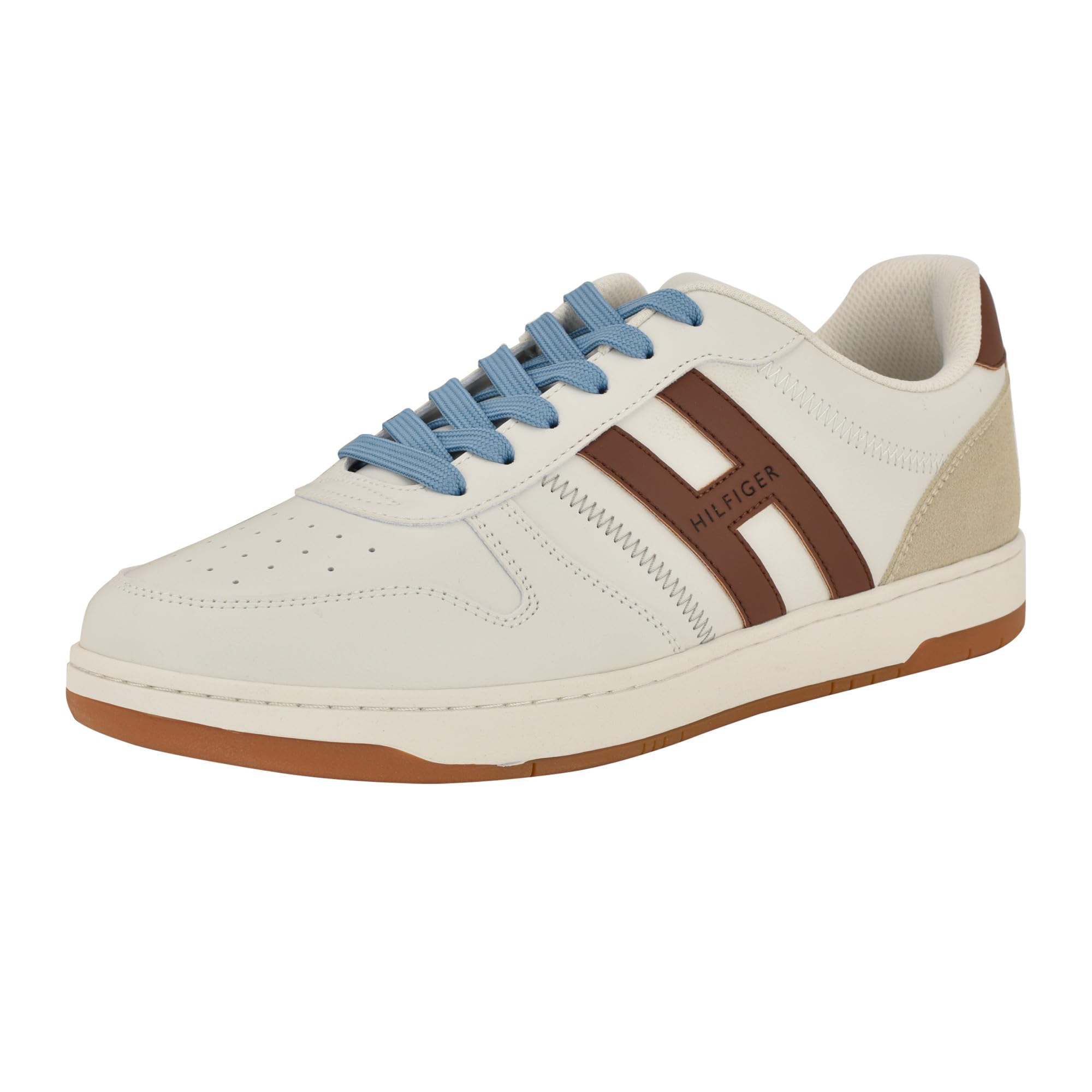 

                                                    Tommy Hilfiger Men's Tilyas Sneaker, Cream/Cognac 