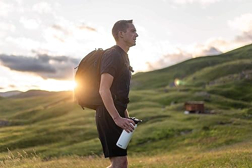 Miniatura 6 de CamelBak eddy+ - Botella de agua con pajilla, 25 onzas, acero inoxidable aislado, azul marino