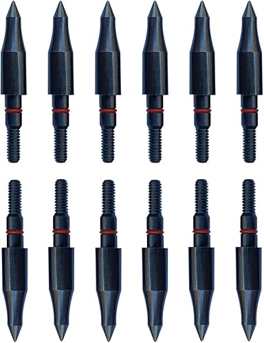 Miniatura 8 de Puntos de campo de tiro con arco de 100/125/150/200 granos, puntas de campo de práctica, tiro con arco, punta de flecha de caza para recurvos