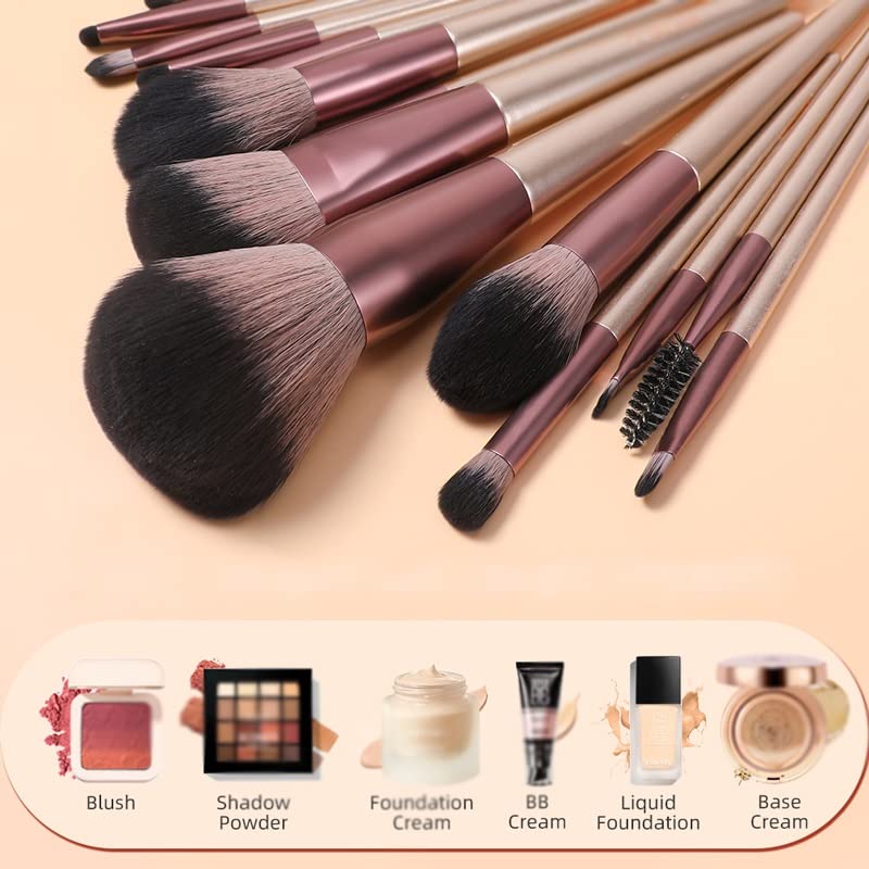 Amazon.com: JMKJMJP 14PCS Makeup Brush Synthetic Hair Brushes Set