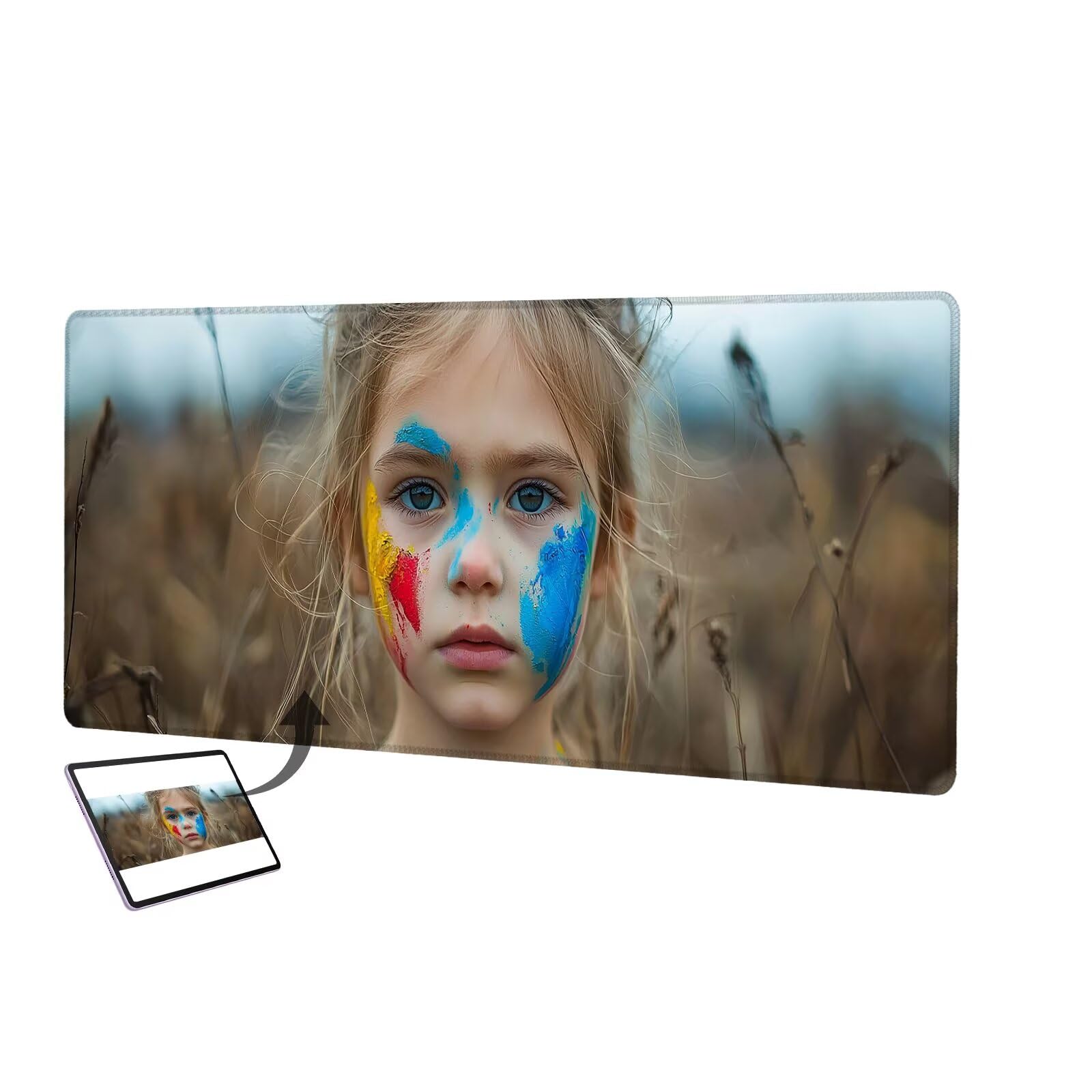 Niestandardowa podkładka pod mysz ze zdjęciem, 1200 x 600 mm wodoodporna niestandardowa podkładka pod mysz do gier, pod biurko z antypoślizgową podstawą, dodawanie zdjęć, pomysł na prezent dla graczy,