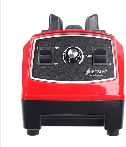 Miniatura 3 de Licuadora de grado comercial resistente sin BPA 3HP 2200 W, licuadora de licuadora comercial de 2 litros2000 cc (rojo)