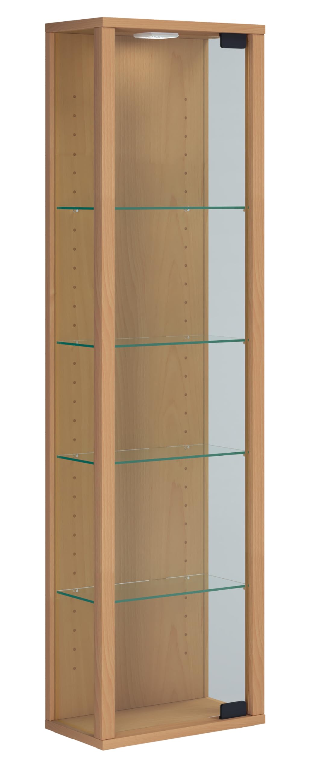 VCM Vitrina Colgante de Pared de Cristal de Haya