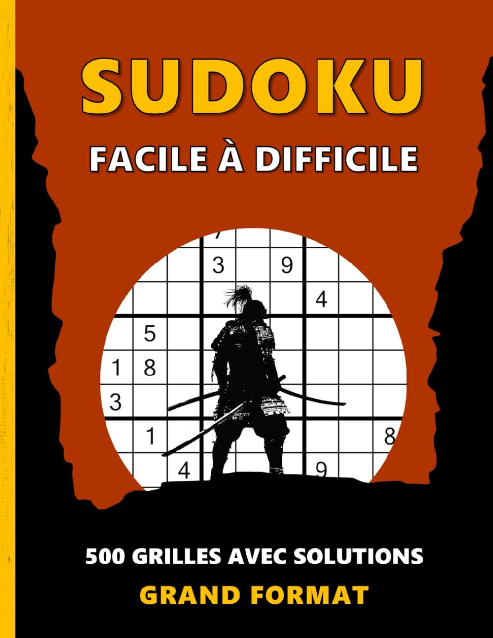 SUDOKU FACILE À DIFFICILE: 500 GRILLES AVEC SOLUTIONS _ LIVRE DE JEUX POUR ADULTES