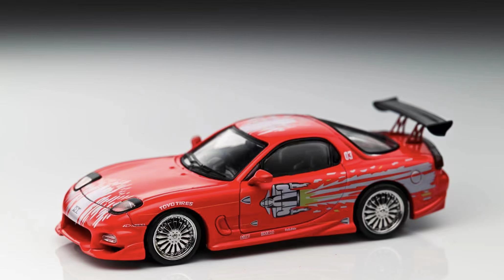 MORTAL 1/64 RX-7 ワイスピ VeilSide ヴェイルサイド RX7 マツダ mortal 1/64 | Amazon ワイルドスピード仕様 ミニカー