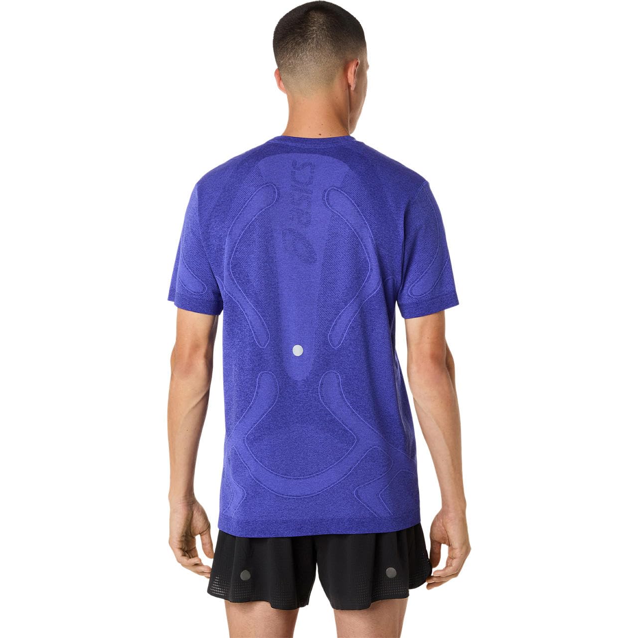 ASICS Road Seamless Laufshirt Herren blau - Cobalt Burst/Eggplant S