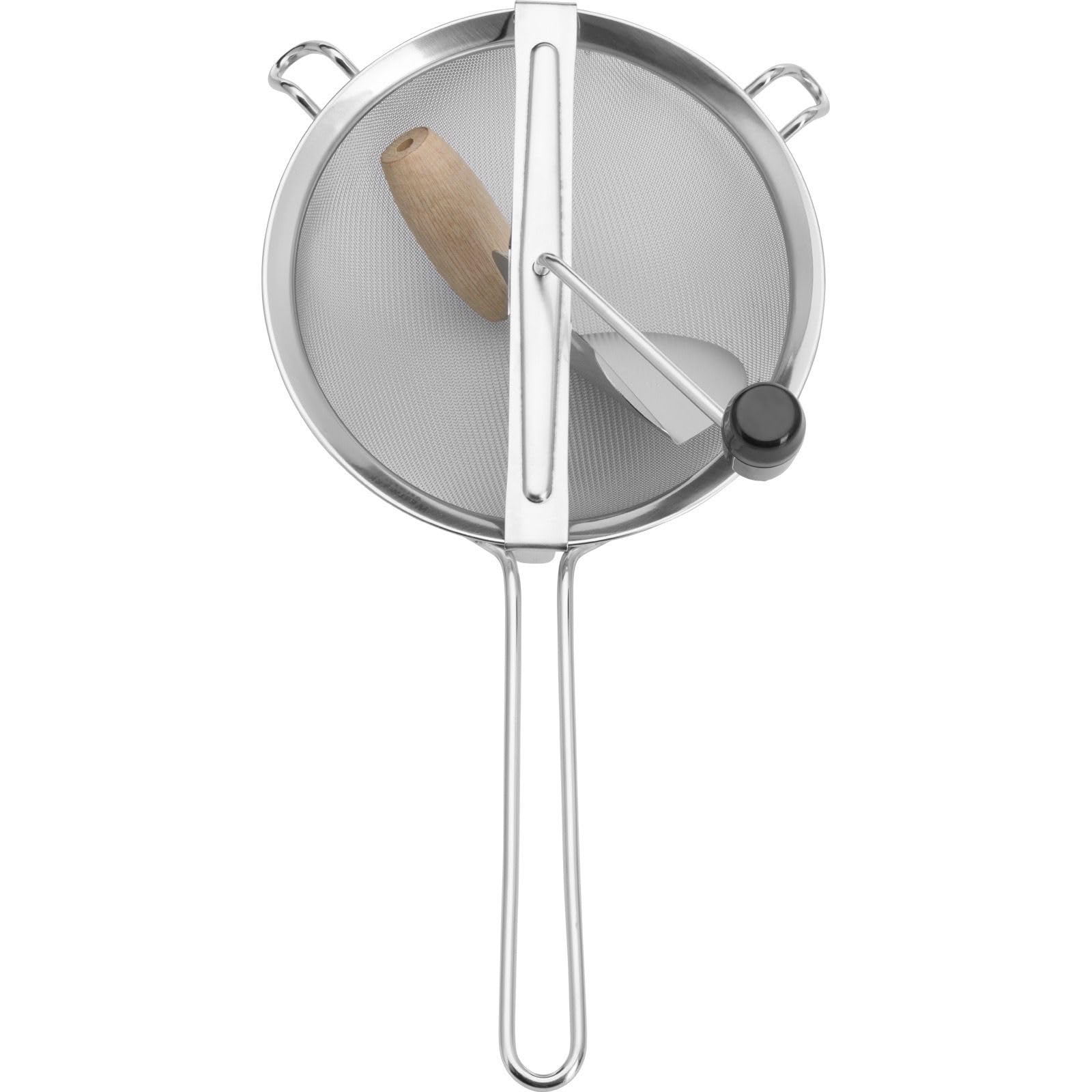 Westmark Przecierak/Sitko, Średnica: 20 cm, Stal nierdzewna/drewno, Freches Früchtchen, Srebrny/Czarny, 11982260