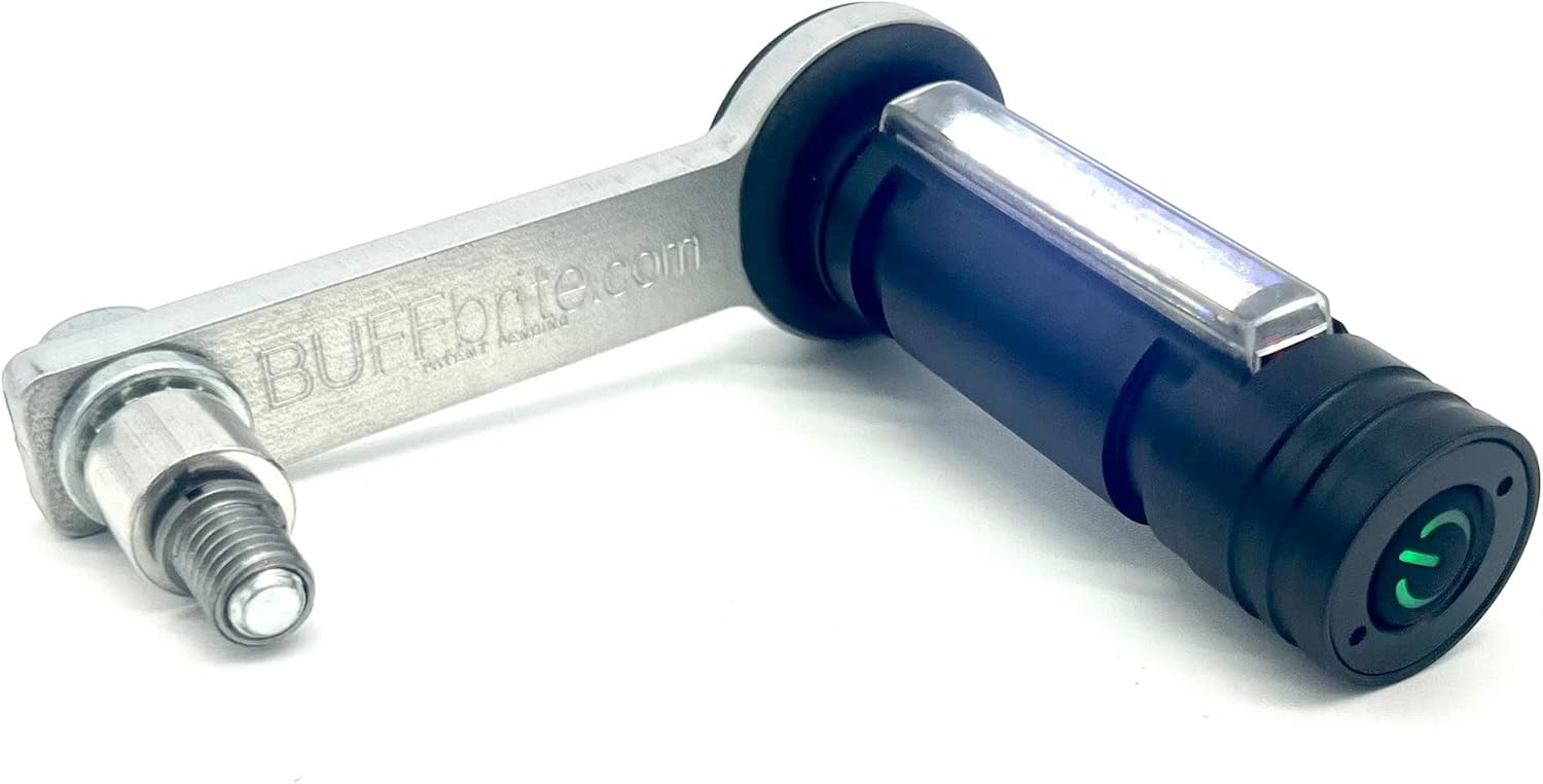 Buff Brite Flamethrower III (Version 3.0) - Lights for Buffer Polisher | Perfect Addition to Auto Body Tools, Car Detailing Kit, or Car Buffer Polisher