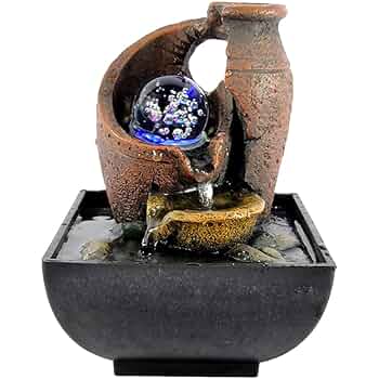 滝のオブジェ Amazon.co.jp: 卓上 噴水 滝のオブジェ テーブルトップ