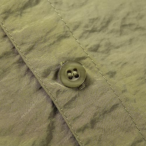 Boys Button Down Shirt Shorts Sleeve Quick Dry Nylon Solid Relaxed Fit Shirts Casual Fishing Summer Top 3T-14 Years3