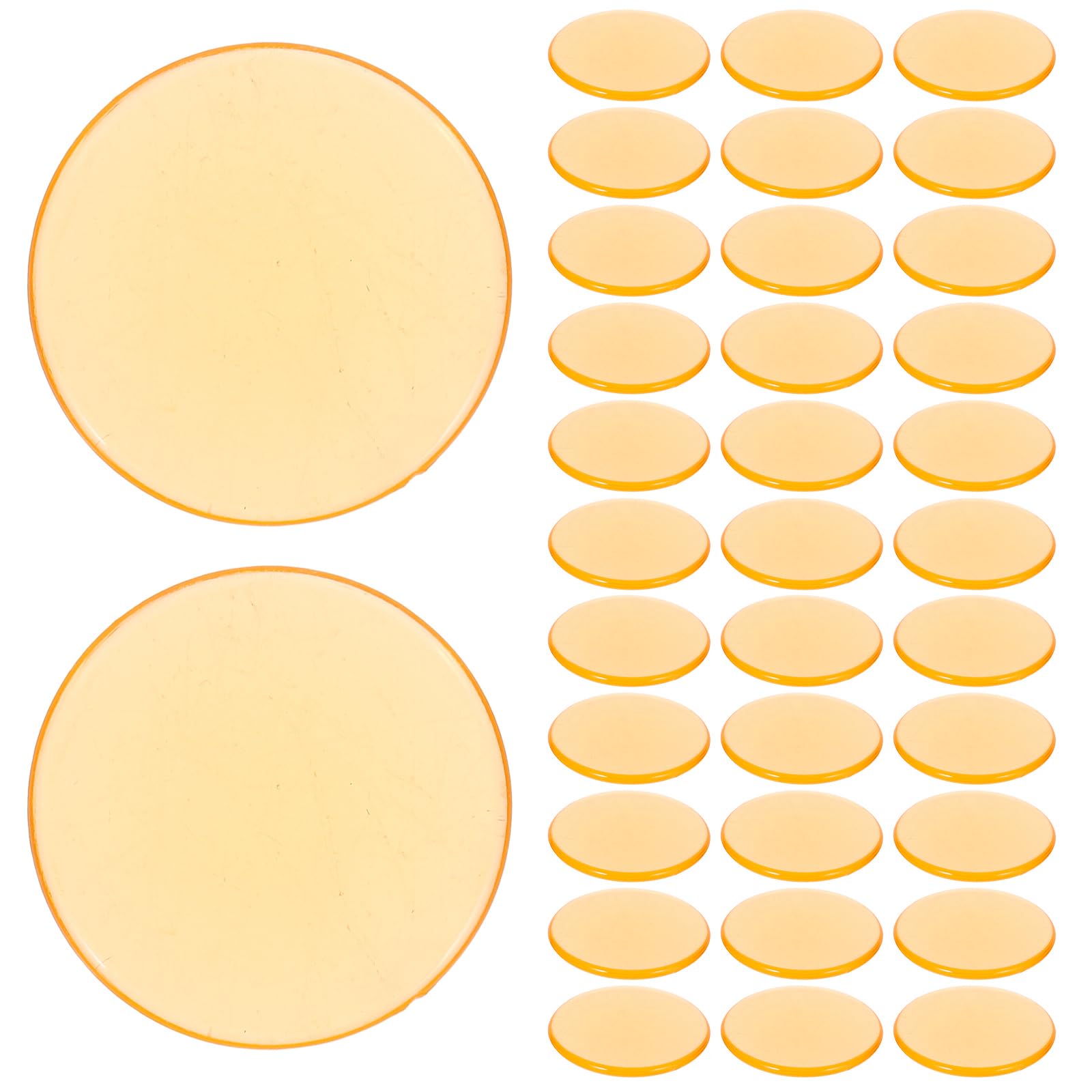 100pcs Orange Abs round Bingo Counting Chips for Children — image 1
