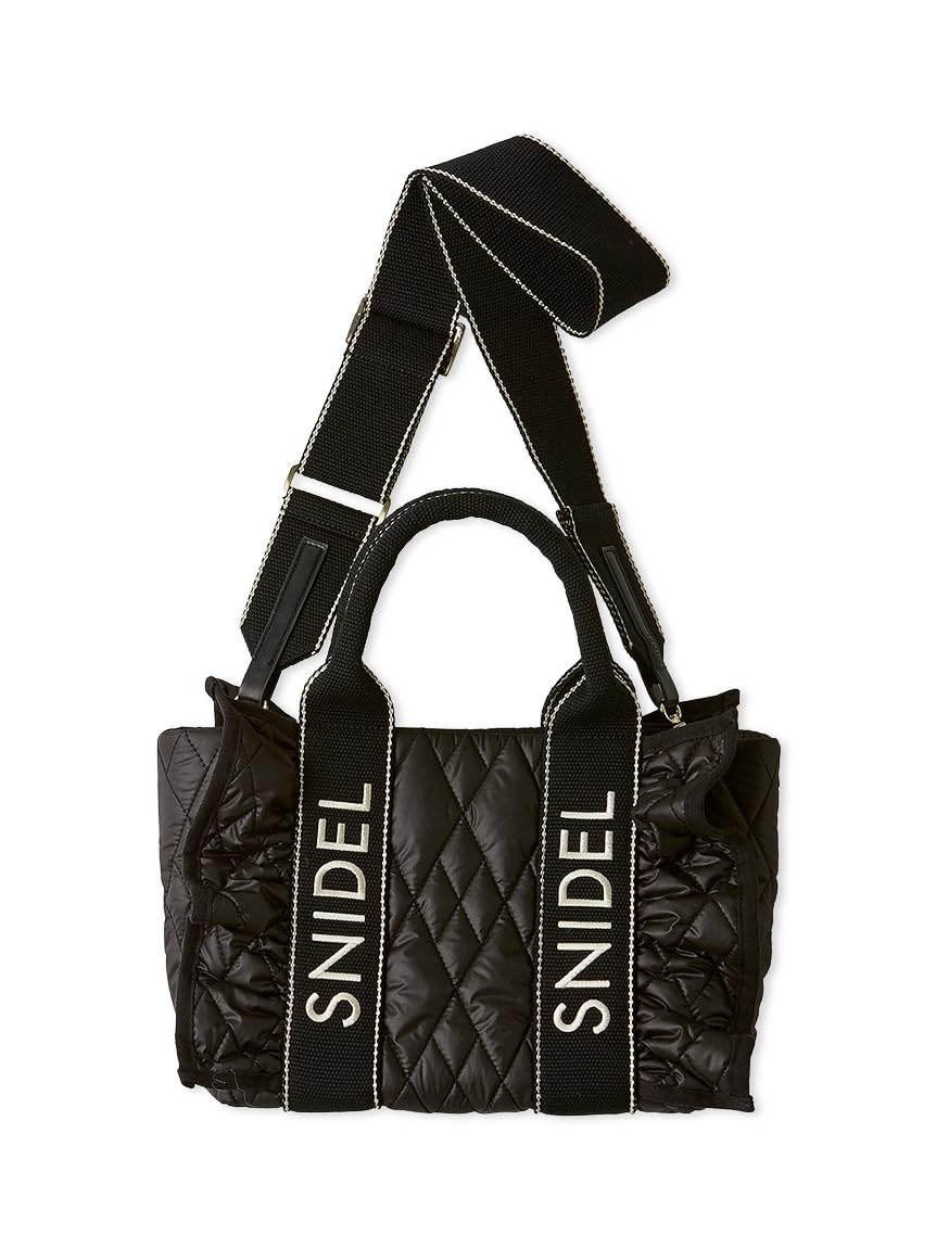【本日限定⏰タイムセール】SNIDEL ロゴ ボストンバッグ ブラック Amazon.co.jp: SNIDEL: BAG