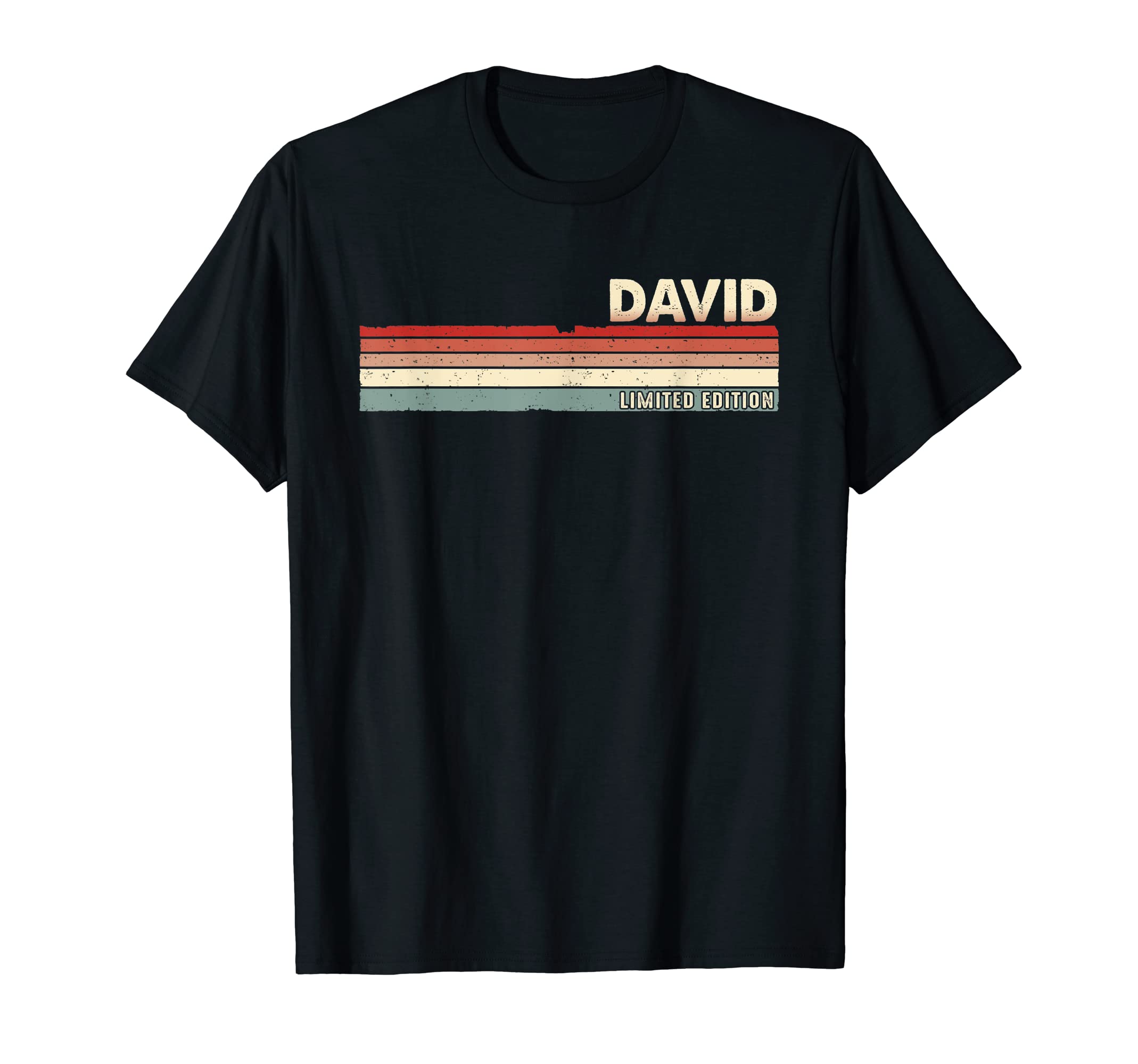 David Shirt - Funny Retro Vintage Name 80s 90s T-Shirt