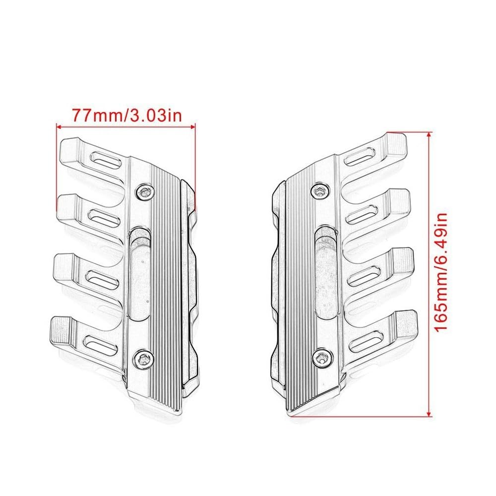Parafango moto Protezione parafango anteriore per motocicletta, cursori CBR250RR CBR400RR CBR600RR CBR1000RR VFR750 VFR800 VFR1200(Blu)