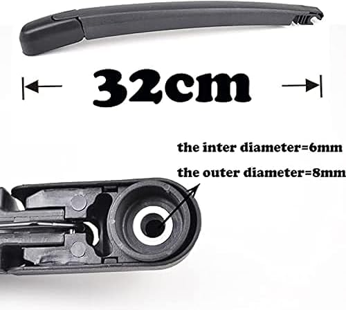 Miniatura 3 de Reemplazo del kit de limpiaparabrisas trasero de 14 pulgadas, para Mazda CX-9 CX9 MK2 2016-2023 Brazo de limpiaparabrisas trasero