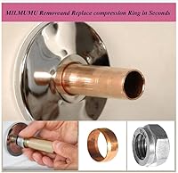 Vista 3 de Extractor de Manga de Compresión Herramienta de Remoción Tuerca y Virola de Tubería 03943 - Removedor de Manga Solo para Accesorios de Compresión