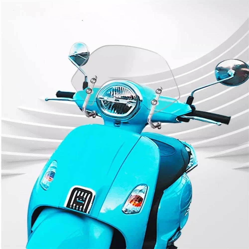 Dla SYM Fiddle5 Fiddle150 Szyba Przednia Motocykla Modyfikowana Przedłużenie szyby motocykla(A 23cm Without bracket)