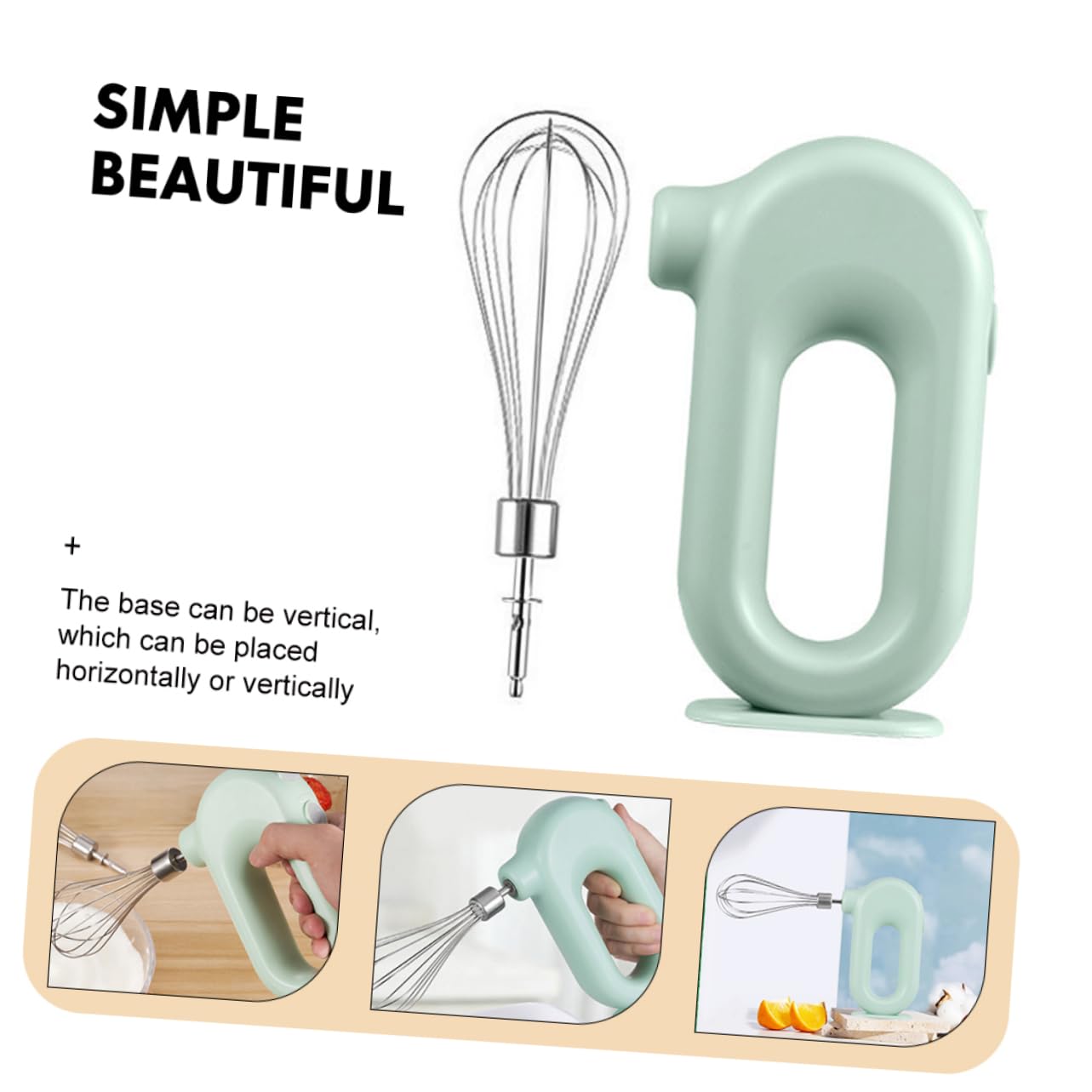 CIYODO Electric Handheld Egg Mixer 5 Speeds Electric Stirrer for Baking and Cooking